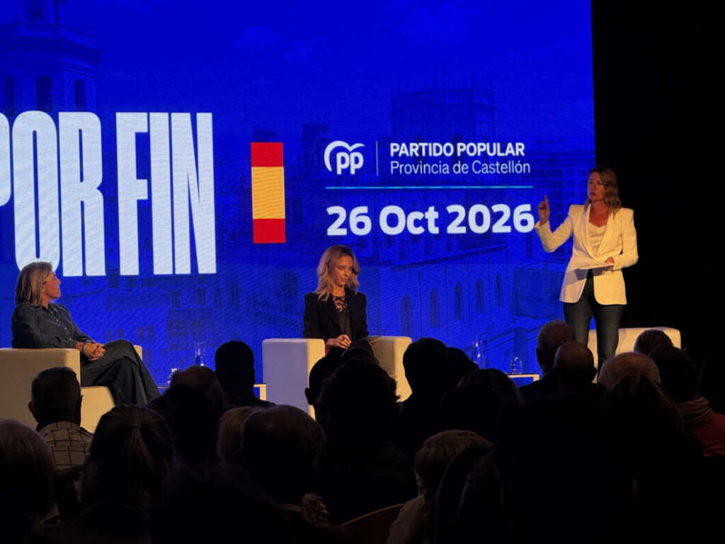 Mitin del PP con Cayetana Álvarez de Toledo en Castellón 