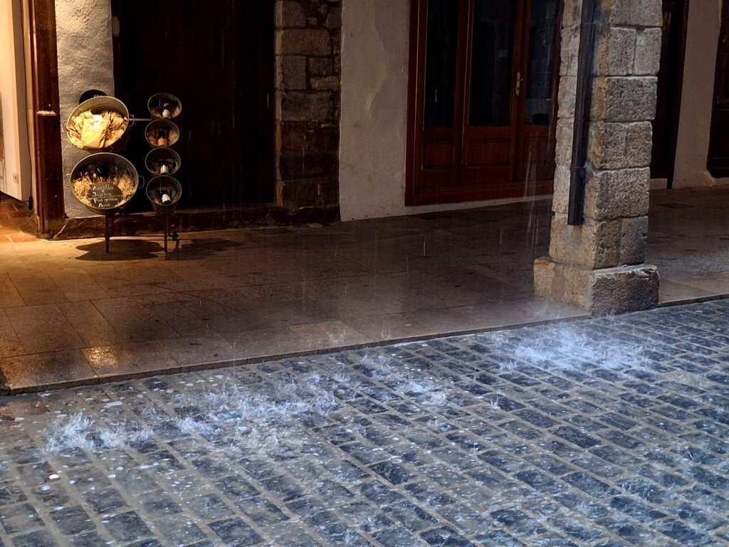 Una fuerte tormenta golpea Morella y deja 24,4 litros por metro cuadrado