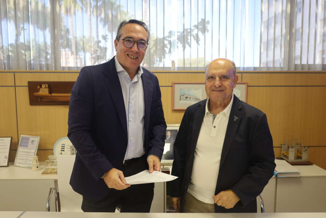 Firma de convenio entre PortCastelló y ATC