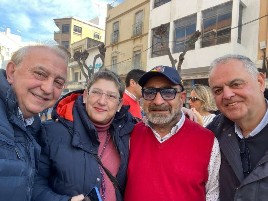 Suso Postigo, Esperanza Molina, Vicente Cornelles y Vicente