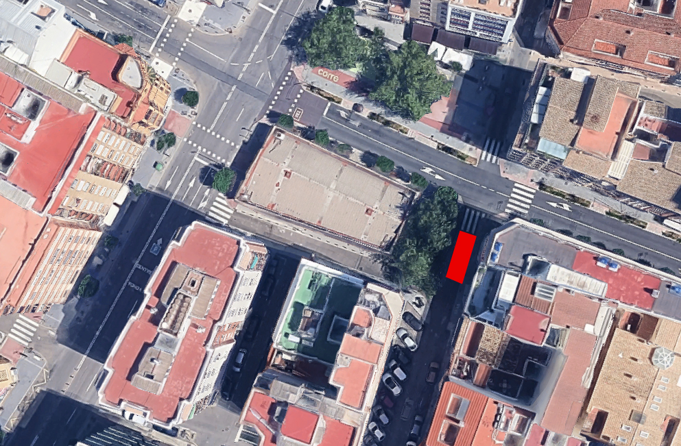 propuesta peatonalización entorno del Mercado de San Antonio