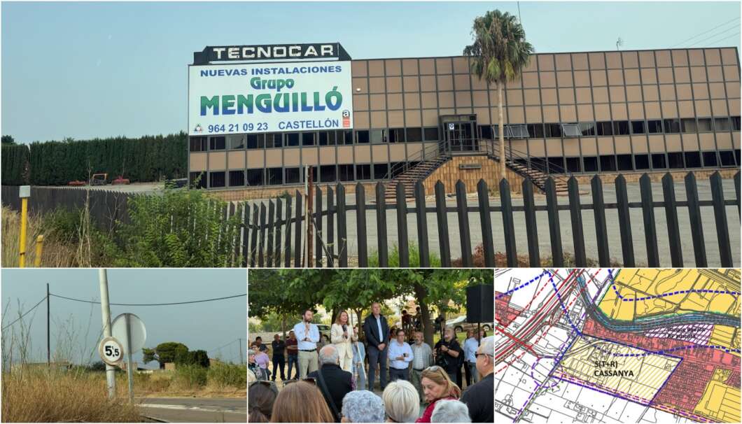Sector Cassanya vertedero residuos junto carretera Alcora