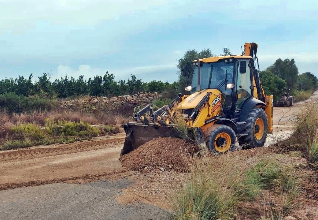 Vinaròs adecua los caminos rurales afectados por las lluvias