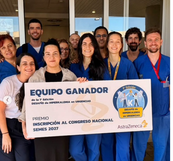 Tres residentes del Hospital de Vinaròs ganan un desafío nacional sobre hiperkalemia